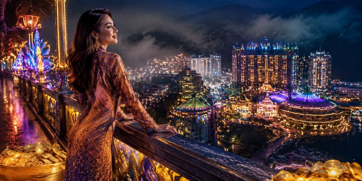 Genting Highlands Malaysia casino betting with luxurious local batik motifs